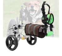 Adjustable 2Wheel Dog Wheelchair for Small Dogs Rear Leg Support Mobility Aid Lightweight & Easy to Use Ideal for s with Hind Leg Disabilities