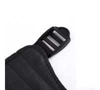 Adjustable 3 Strap Arm Guard with Double Reinforcement Bars for Forearm For Protection PU Leather Look Suitable for on Left or Right Hand