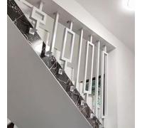 Adjustable 30-160cm Metal Stair il, Sturdy Non-Slip Banister Railing for Attic, Loft & Kindergarten Safety, Ceiling Mount Support for Secure Staircase Protection (Style 1, 3.4ft/105cm)