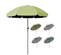 Adjustable 300cm Green Patio Umbrella Tilt & HeightAdjustable Garden Sunshade 9ft Cantilever Beach Canopy Perfect for Balcony & Outdoor Use