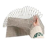Adjustable 304 Stainless Steel Rope Mesh Flexible Balustrade Infill Net Stretchable Garden & Balcony Railing Size: H2.8xL25m (9.18x82.02ft) Durable & Versatile