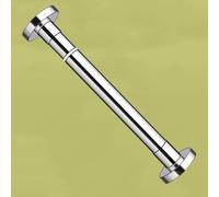 Adjustable 35-50cm Shower Curtain Rod Extendable Tension Rods for Net Curtains Stainless Steel Telescopic Poles No Drill Installation for Door & Drapery.