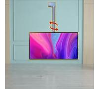 Adjustable 360° Ceiling TV Mount for 26 70" LED TVs Space Saving Wall Mounted Bracket with Remote Control Sturdy and Versatile TV Support System