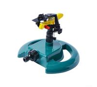 Adjustable 360-Degree Rotary Lawn Sprinkler for Garden & Yard Irrigation - Heavy-Duty PP Construction, Full-Circle Coverage, Easy-Connect Rocker