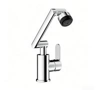 Adjustable 360° Pull Down Kitchen Faucet Single Handle with 4 Spray M Robotic Arm Design Gray h Perfect for Modern Kitchens and Easy Installat