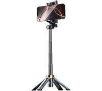 Adjustable 360° Rotation Tripod - Wireless Remote Selfie Stick, Lightweight Mobile Mount with Four-Axis Stabilization, Foldable Stand with Extendable Pole, Portable Photography Tool for Vlogging