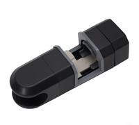 Adjustable 360° Shower Head Holder Bracket Chrome Detachable Slider for 15mm-30mm Ra Black Sprayer Mount Universal Fit Shower Accessory