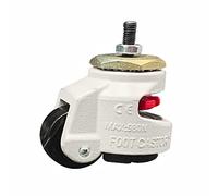 Adjustable 4 Leveling Casters with 360° Swivel Heavy-Duty Retractable Wheels for Workbench & Machinery Perfect for Equipment Mobility (Small 40)