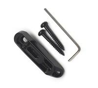 Adjustable 4 String Bass Guitar Bridge Gold Finish Metal Construction With Separate Saddles Positioning For Customized Action Through Body Bass Bridge