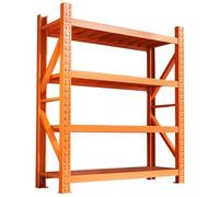 Adjustable 4 Tier Metal Shelf for Ga Basement & Worhop Heavy Rack No Screw Assembly 80x40x200cm A Maximize Space & nizat