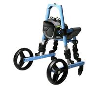 Adjustable 4-Wheel Dog Wheelchair for Front Leg Support, Lightweight Stable Pet Mobility cart for Front Limbs Rehabilitation Walker with Shock-Absorbing Tires Fits All Terrains(XXL)