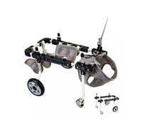 Adjustable 4-Wheel Dog Wheelchair - Full Support for Small & Large Dogs, Soft Leg Braces & Lifting Aid for Disabled Pets, Rehabilitation Cart for Dogs & Cats