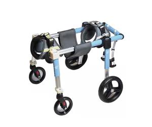 Adjustable 4-Wheel Dog Wheelchair li Cart for Did Pets Support Device for Walking Dogs and Cats Pet li Aid for Comfortable Outdoor Adventures