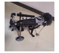 Adjustable 4-Wheel Mobility Cart for Large Dogs Rear Support Wheelchair for Enhanced Comfort and Mobility Ideal for Big Bs
