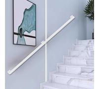 Adjustable 4m White Wrought Iron Stair Railing - Non-Slip Safety il for Indoor & Outdoor Use, Perfect for Seniors & Kids, Bathroom & Toilet Support