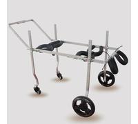 Adjustable 4Wheel Dog Wheelchair for Disabled Dogs & Cats Front Leg Mobility Support Enhance Freedom & Movement for s with Disabilities