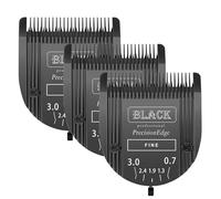 Adjustable 5 in 1 Blades Dog Grooming Blades Compatible with Wahl Animal Clipper Arco, Bravura, Chromado, Creativa, Figura, and Motion Pet, Dog, and Horse (BLACK/3PC)