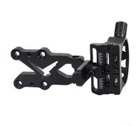 Adjustable 5 Pin Bow Sight for Compound Bows with LED Aiming Light and Built-in for spirit Level for Precision Hunting
