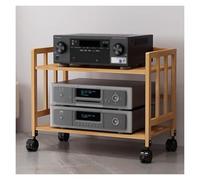 Adjustable 5-Tier Media Storage Tower - DVD/CD/Record Player Holder & Stereo Equipment Cabinet - Corner Entertainment Center for Living Room & Office, Space-Saving Design