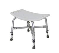 Adjustable 500lb Shower Chair with Backrest Non Slip Bath Bench for Seniors & Disabled Armrests for Safety Sturdy Support Perfect Bathroom Aid.