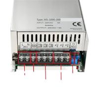 Adjustable 500W 600W 1000W 1500W Power Supply 0-12V 15V 24V 36V 48V 60V 72V 85V 90V 110V 150V 200V 110/220V Ac To Dc Smps(MS-600W,100-120V/200-240V_0-36VDC)