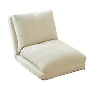 Adjustable 5Position Folding Floor Chair with Padded Seat & Back Support Lazy Sofa Bed for Reading Relaxing and LoungingMetal Frame Single Recliner