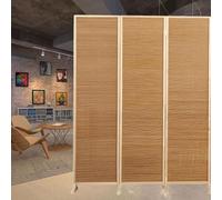 Adjustable 6 Panel Room Divider No Drill Folding Wall Partition for Studio Apartments Dorms & Kids Playrooms Height 150CM (4.9FT) Screen Room Separation