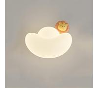 Adjustable 7.8in Ingot-Shaped LED Wall Sconces for Children's Bedroom, Living Room, Sofa Feature Wall - Rotational Moulding Design