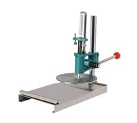 Adjustable 9.5" Manual Pizza Dough Press Machine - Stainless Steel Pastry Maker for Pizza Crusts, Chapati, Hand Pies, Soft Rolls - Commercial Quality Kitchen Tool