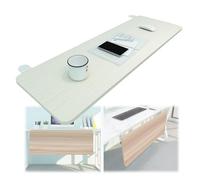 Adjustable 90° Keyboard Tray 55x65x75 cm, C-Clamp Wood Desktop Extension, No Drill Required, Ergonomic Computer Keyboard Support for Writing & Gaming