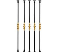 Adjustable 95cm Balustrade Posts & il Spindles - 5 Pack DIY Indoor Stair Railing for Hallways, Lofts, Apartments, Garages - Sturdy & Stylish Balusters
