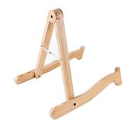 Adjustable A-Framed Wood Guitar Stand Ukulele Shelf Violins Ukuleles String Instrument Holder Base with Smooth Surfaces Wood Guitar Rack