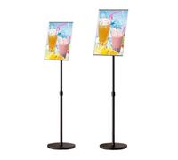 Adjustable A3 Floor Display Stand Versatile Vertical & Horizontal Sign Holder for Retail Events and Promotions Durable Easy to Assemble Perfect for Marketing