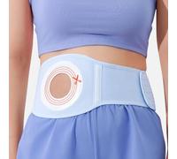 Adjustable Abdominal Ostomy Belt, Stoma Support Belt, Colostomy Belt for Colostomy Patients Prevent Parastomal Hernia, Helps Protection Ostomy Bag, 2.36-2.54in Cuttable Hole(Medium)