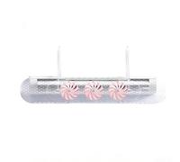Adjustable AC Air Deflector, Retractable Wall Mounted Air Conditioner Wind Baffle with Anti-Condensation, 2026 New(Pink)