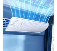 Adjustable AC Air r for Central Air Conditioning - Anti-Direct Blowing Baffle Wind Guide Cover, Air Duct Vent Grilles Shield for Enhanced Comfort (Length 105cm)