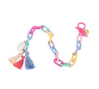 Adjustable Acrylic Anklet Chain Jewelry for Women Link Foot Chain Unique Design for Beach Parties and Casual Outings Fashionable Summer Accessory
