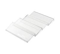 Adjustable Acrylic Bottle Storage Shelf for Drawers - Sturdy, Space-Saving, Perfect for Kitchen, Bathroom, and Craft Supplies.