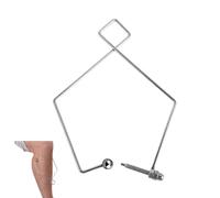 Adjustable Acupressure Clips Tool, Stainless Steel Compact Pressure Point Massage Tool Portable Acupuncture for Back Abdoment Hands Feet Stress Migraine Pain Relief Muscle Relaxation (1, 18 * 14.5cm)