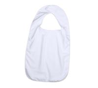 Adjustable Adult Bib for Mealtime, White