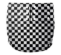 Adjustable Adult Pocket Nappy Cover for Incontinence Washable for Old Man Black, 23.62-31.50 inch