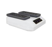 Adjustable Aerobic Step Deck - Fitness Stepper Platform, Electric Foot Massager & Seated Leg Exerciser with Remote for Circulation - Ideal for Home or Office