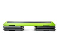 Adjustable Aerobic Step Platform, 3-Height Settings (10/15/20 cm), Green and Black