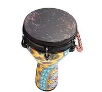 Adjustable African Drum 10-inch PVC Adult Beginner Professional Playing Hand Drum African Drum for Beginners (Color : B)