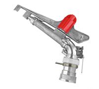 Adjustable Agricultural Irrigation Rotating Sprinkler, Zinc Alloy Garden Lawn Watering Nozzle with 25-360 Degree Coverage, 130ft Reach for Farm Crops, 1 Inch(2.5 inch)