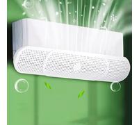 Adjustable Air Conditioner Air Deflector, Universal Adjustable Air Conditioning Deflector Air Diverter Cover Telescopic Anti-Wind Baffles Anti Direct Blowing Windshield Wind Guide (Color : 2pc)