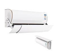 Adjustable Air Conditioner Air Deflector, Universal Adjustable Air Conditioning Deflector Air Diverter Cover Telescopic Anti-Wind Baffles Anti Direct Blowing Windshield Wind Guide