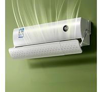 Adjustable Air Conditioner Deflector Confinement Air Deflector Outlet Air Wing Air Cooled Baffle Wind Direction Telescopic Windshield for Home, Applicable living room/Bedroom/Study/Office