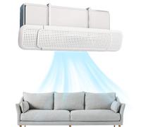 Adjustable Air Conditioner Deflector, Telescopic Anti-Wind Baffles, Cartoon Printing, Air Vent Deflector, Deflector, Wind Shield, Retractable Cold Air Baffle for Home