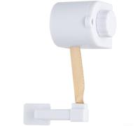 Adjustable Air Conditioner Wind Deflector, Multi-Brand Compatible Plastic Airflow Direction Controller to Direct Cold Air, White Angle Regulator for Central Heating and Cooling Systems
